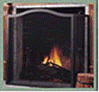 wood burning gas fireplace accessory.