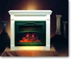 free standing electric fireplace.